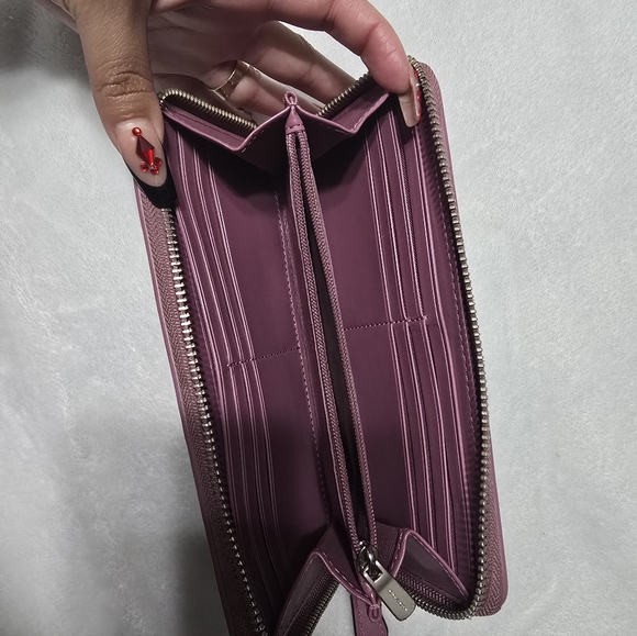 Coach Brown and Pink Signature Tote - Picture 3 of 4